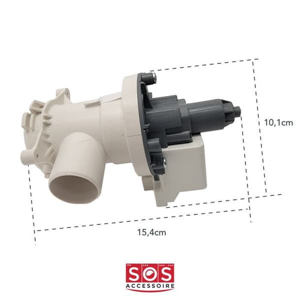 Avloppspump (224666-40283) - Tvättmaskin - BEKO, AYA, FAR, CONTINENTAL EDISON, LISTO, SABA, ESSENTIELB, ALTUS, OCEANIC, SELECLIN