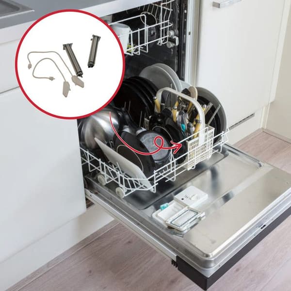 Kit för fjädrar och dörrkablar (259629-46882) - Diskmaskin - BOSCH, SIEMENS, NEFF, GAGGENAU, CONSTRUCTA, JUNKER, VIVA (16157)