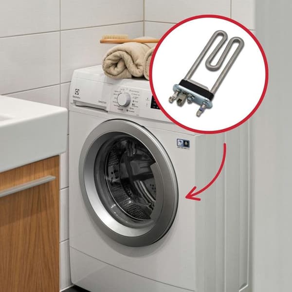 MOTSTÅND VÄRME Nedsänkt WASHER MASKINE 41042459 RESISTANCE+CTN