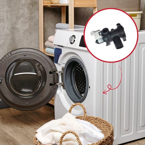 Pumpdränering - SOS Accessoire - C00145315 - 220-240V/50HZ - Tvättmaskin ARISTON HOTPOINT - Enkel utbyte