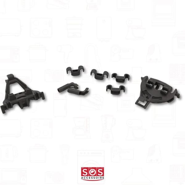 SOS Accessoire Fästödsinsatser för nedre korgen till diskmaskin 00428344, 00418499 BALAY, BOSCH, CONSTRUCTA, GAGGENAU, NEFF,