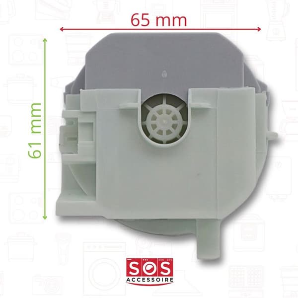 Avloppspump - BOSCH - 00611332 - Kompatibel med diskmaskin - Reservdel av hög kvalitet - SOS Accessoire