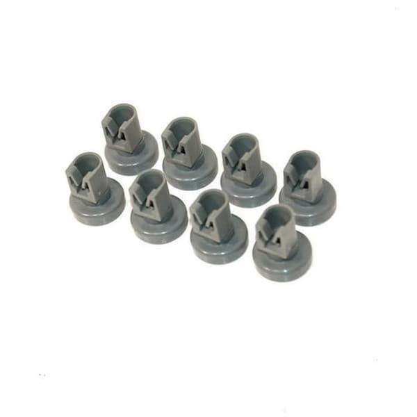 Rullhjul övre korg - SOS ACCESSOIRE - 50286967000 - Vit - Kompatibel med AEG, Electrolux - 8 stycken