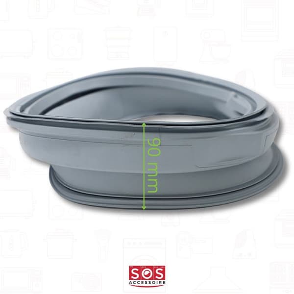 Manchette de cuve - SOS ACCESSOIRE - 41021401 - Kompatibel med CANDY, HOOVER - Vit - Tvättmaskin