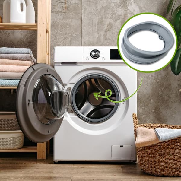 Manchette de cuve - SOS ACCESSOIRE - 41021401 - Kompatibel med CANDY, HOOVER - Vit - Tvättmaskin
