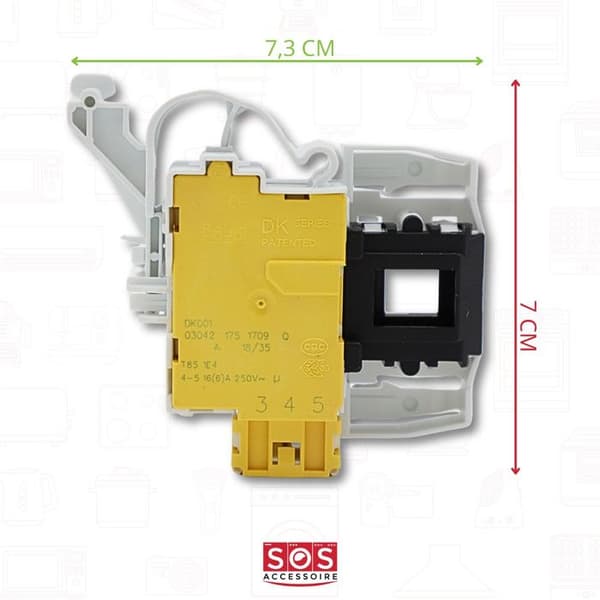 Säkerhetslås - SOS TILLBEHÖR - C00254755 - Tvättmaskin - Vit - Kompatibel med ARISTON HOTPOINT