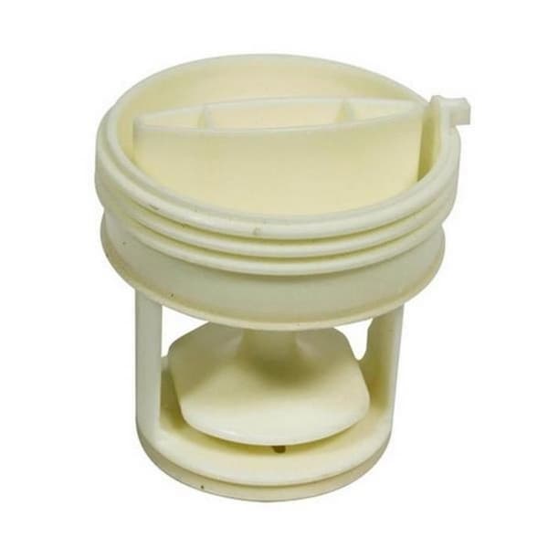 Pump plug - CANDY, HOOVER, IBERNA - 41004157 - Vit - Kompatibel med tvättmaskin