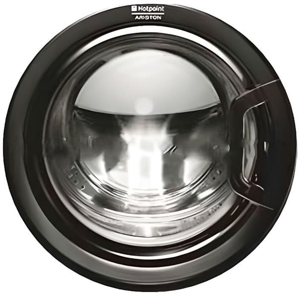 ARISTON. Hublot komplett Hotpoint svart Futura för tvättmaskin Ref C00288783