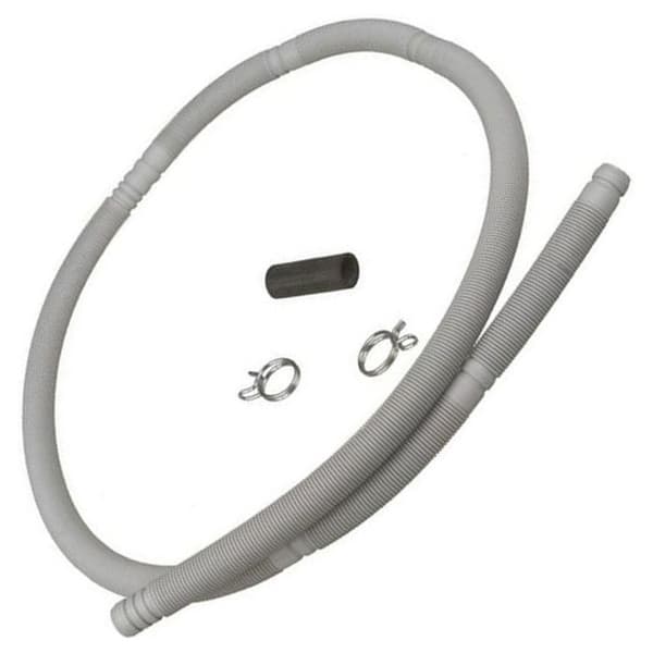 Avloppsslang - SOS Accessoire - 00112068 - Vit - Kompatibel med AEG diskmaskin - 8996464032706