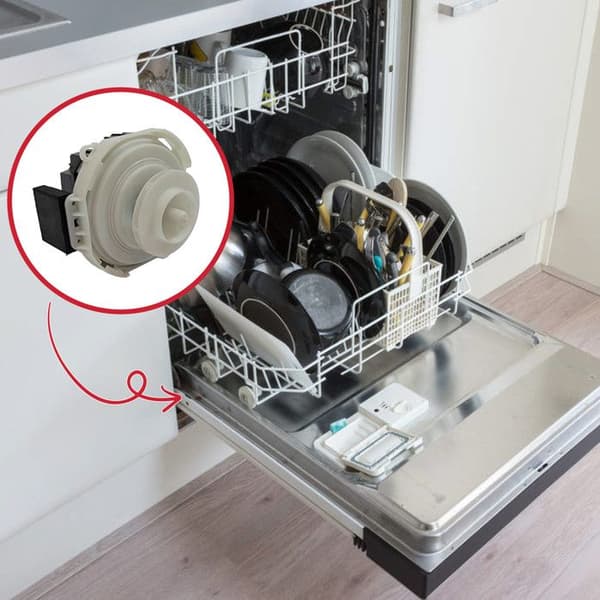 SOS Cykelpump tillbehör för diskmaskin C00302488, C00731573 ARISTON HOTPOINT, ARISTONHOTPOINT, BAUKNECHT, INDESIT, KITC