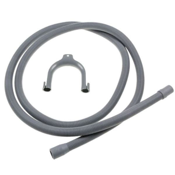 SOS Tillbehör Universell Avloppsslang 2.5m Rak/Rak Diameter 19 22 och 32 mm för tvättmaskin, diskmaskin, tvättmaskin, en