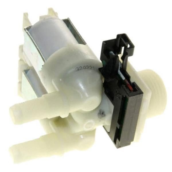 Elektroventil 2 vägar - BOSCH - Tvättmaskin - Vit - Kompatibel med flera modeller