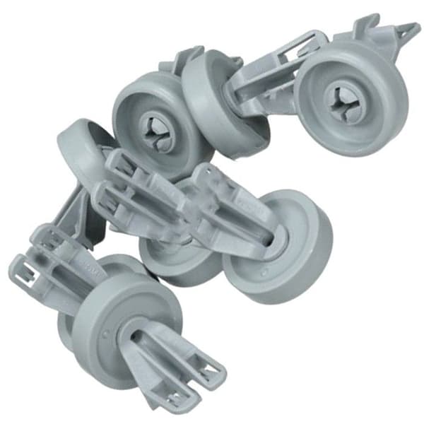 Underställningshjul - WHIRLPOOL - 481252888112 - 8 stycken - Vit - Kompatibel med diskmaskin
