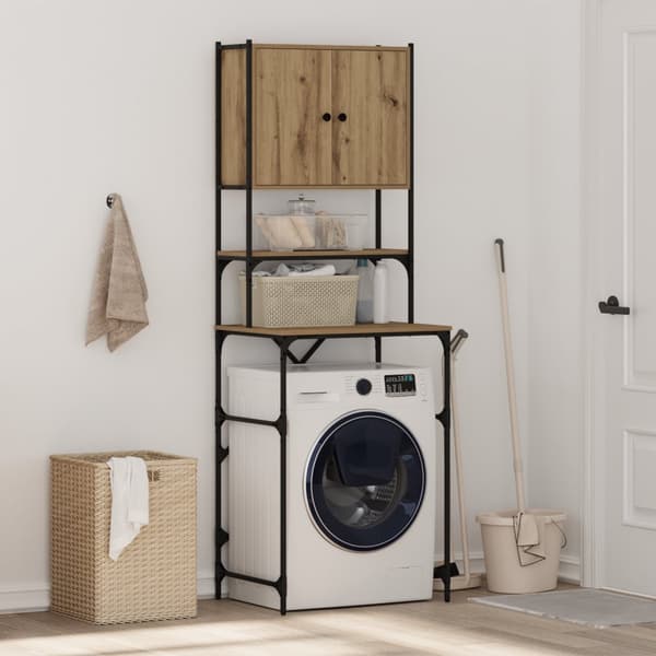 Tvättmaskinskåp Artisan Ek 68x48,5x194 cm