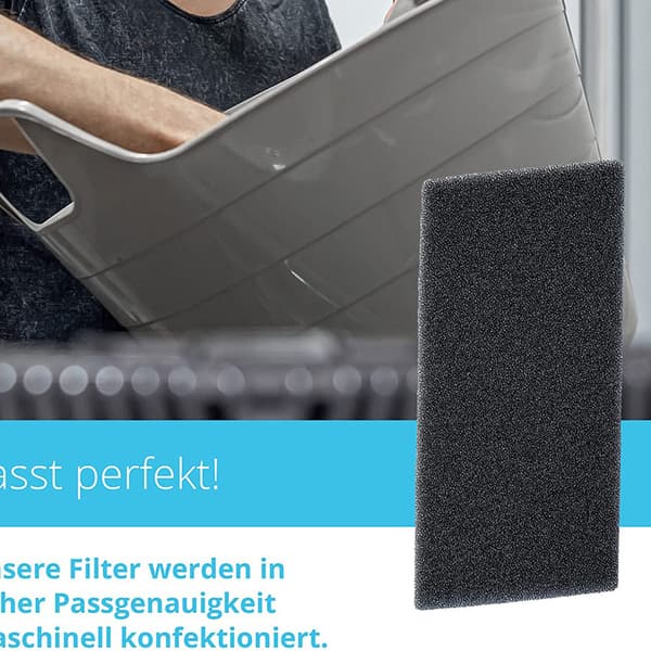 INF Filter for tørketrommel 4-pakning Sort  Whirlpool Bauknecht HX 481010354757