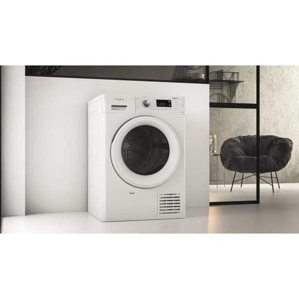 WHIRLPOOL FFTCM118XBFR kondens torktumlare - 8kg - L60cm - Klass B - Vit