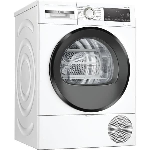 BOSCH WQG245A0FR SER6 värmepump torktumlare - 9 kg - Klass A++ - Vit Vit