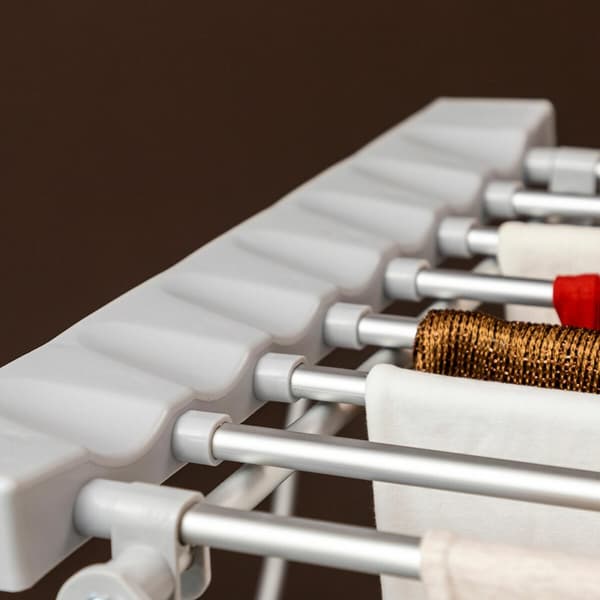 Torkställ hopfällbar elektriskt Dryak InnovaGoods | Elektrisk torkställning | Hopfällbar tvättlina | torkstallningar 8 Bars 120 W