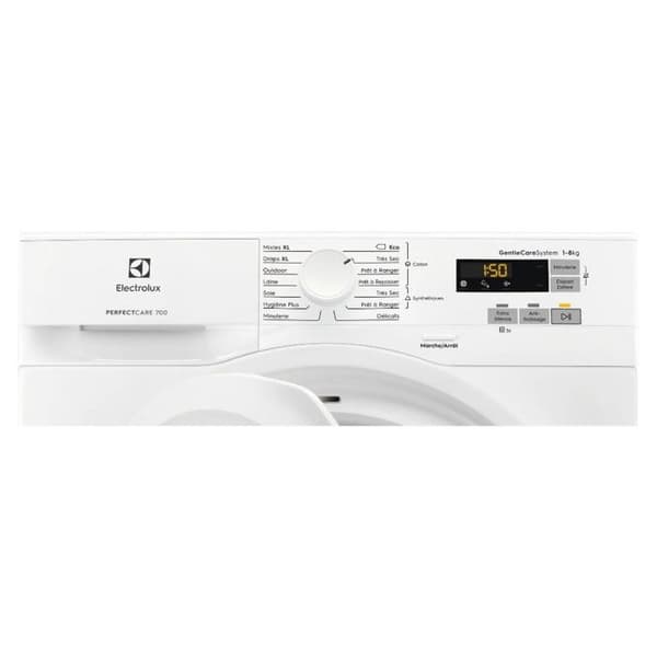 Electrolux värmepump torktumlare 8kg A+++, PerfectCare 700, vit - EW7H5829SB