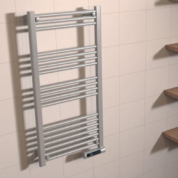 Cecotec Electric fluid towel rail with 750 W, LED display, touch control, weekly schedule, 3 modes, adjustable temperature and maximum safety with IP