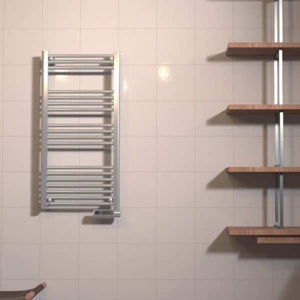 Cecotec Electric fluid towel rail with 750 W, LED display, touch control, weekly schedule, 3 modes, adjustable temperature and maximum safety with IP