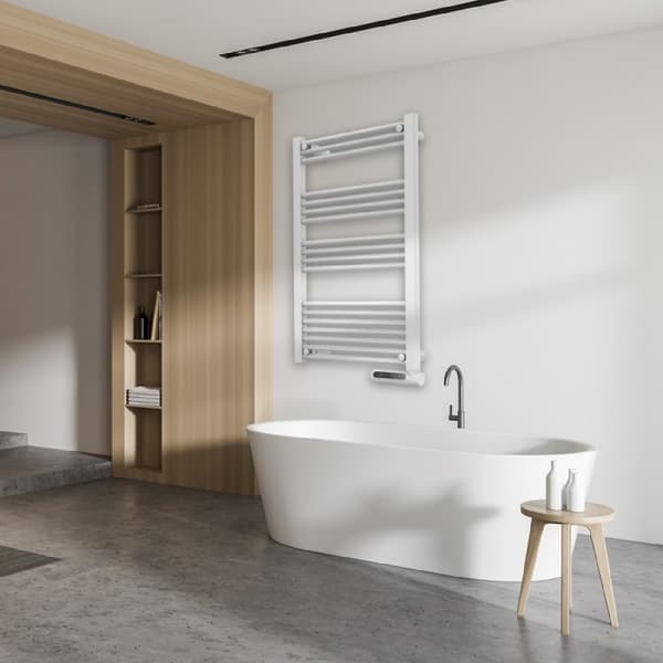 Cecotec Electric fluid towel rail with 750 W, LED display, touch control, weekly schedule, 3 modes, adjustable temperature and maximum safety with IP