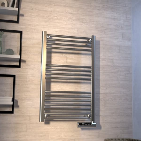 Cecotec Electric fluid towel rail with 500 W, LED display, touch control, weekly schedule, 3 modes, adjustable temperature and maximum safety with IP