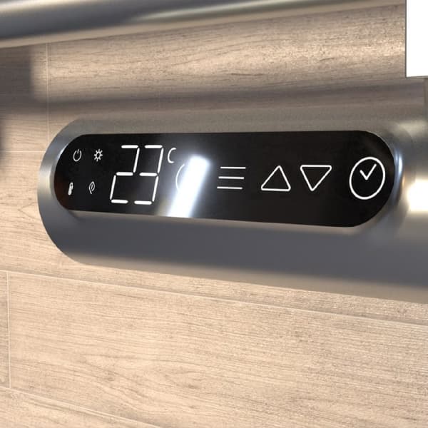 Cecotec Electric fluid towel rail with 500 W, LED display, touch control, weekly schedule, 3 modes, adjustable temperature and maximum safety with IP
