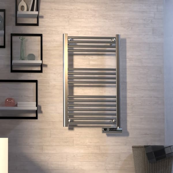 Cecotec Electric fluid towel rail with 500 W, LED display, touch control, weekly schedule, 3 modes, adjustable temperature and maximum safety with IP