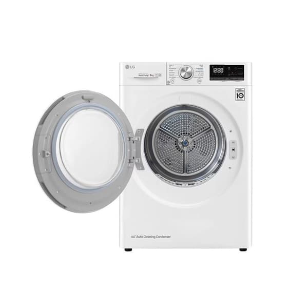 Torktumlare - LG - RH9V71WHN - Värmepump - Kapacitet 9 kg - Energiklass A***