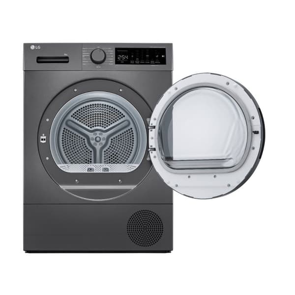 Lg Torktumlare värmepump 60cm 8kg svart - RH8D14ST