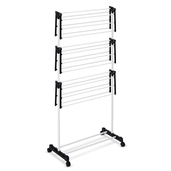 Delia stående foldbar vasketørretumbler, hvid, 15 m