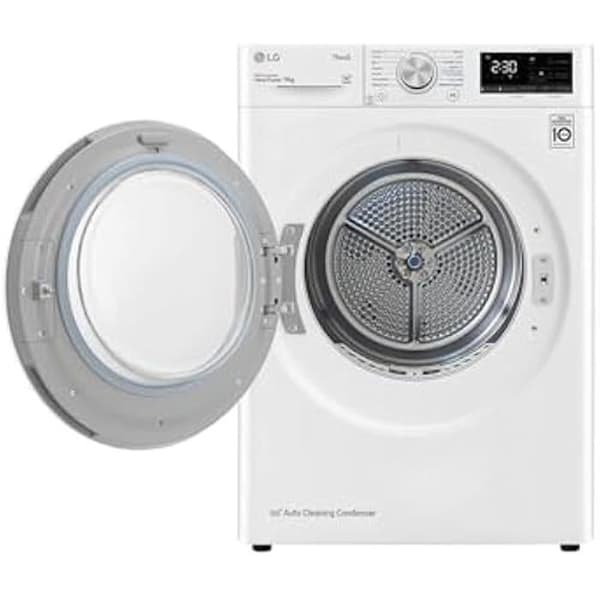 LG RH90V9AVHN frontmatad torktumlare 9 kg, klass A+++, kondens med värmepump, Wi-Fi