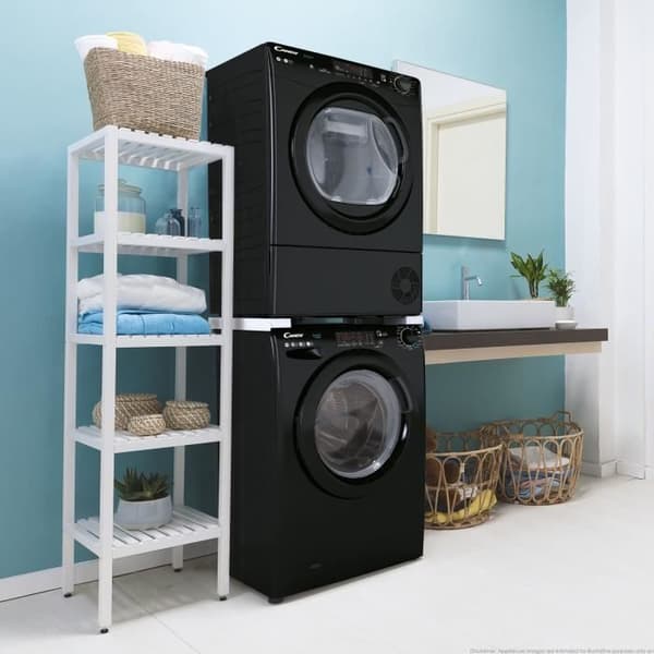 CANDY CSEH10A2DBEBX-47 Smart värmepump torktumlare - 10 kg - EasyCase-bricka - Klass A++ - Ansluten - Svart