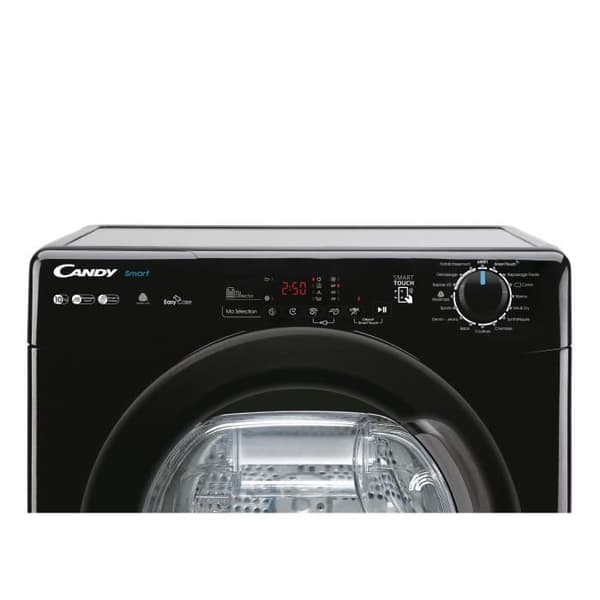 CANDY CSEH10A2DBEBX-47 Smart värmepump torktumlare - 10 kg - EasyCase-bricka - Klass A++ - Ansluten - Svart