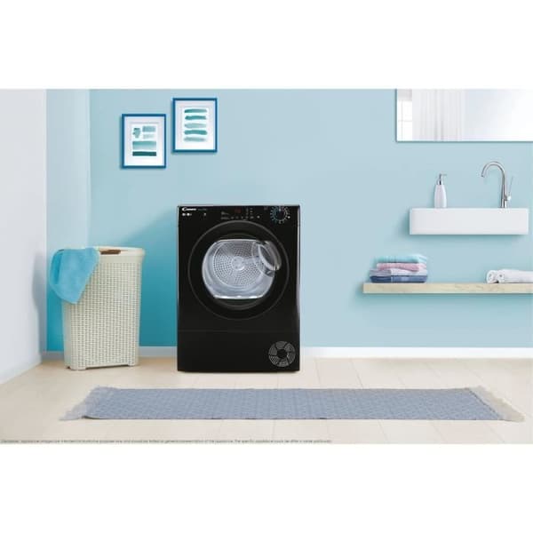Kondensortorktumlare CANDY CSOE C10TBGB-S Smart Pro - 10 kg - Klass B - Ansluten - Svart
