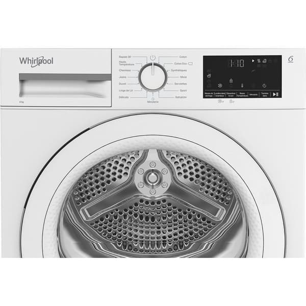 Torktumlare - Whirlpool CWSD83MWWSFR - 8 kg - värmepump - A++