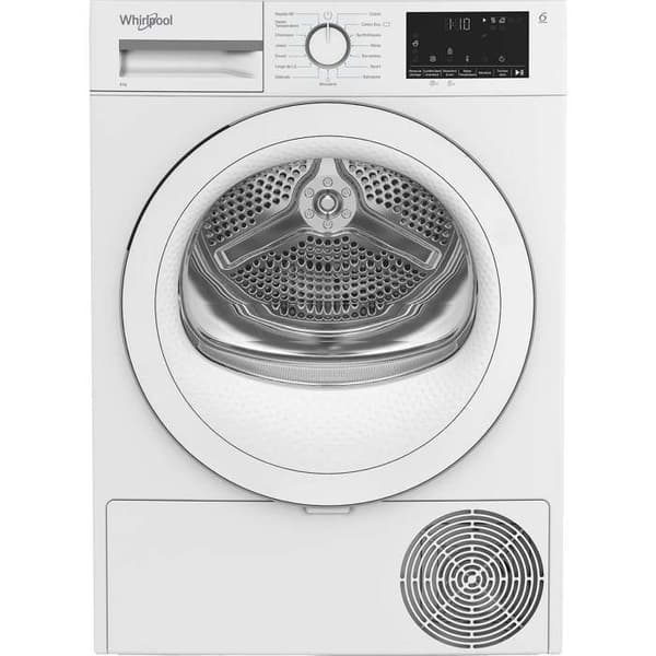 Torktumlare - Whirlpool CWSD83MWWSFR - 8 kg - värmepump - A++