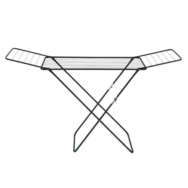 Wenko - Design Champion Fällbar Torkställning med Armar - 18 m Torkutrymme - Svart