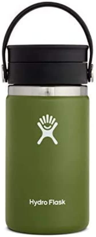 Hydroflask 12oz Wide Mouth Flex Sip Lock Olivgrön