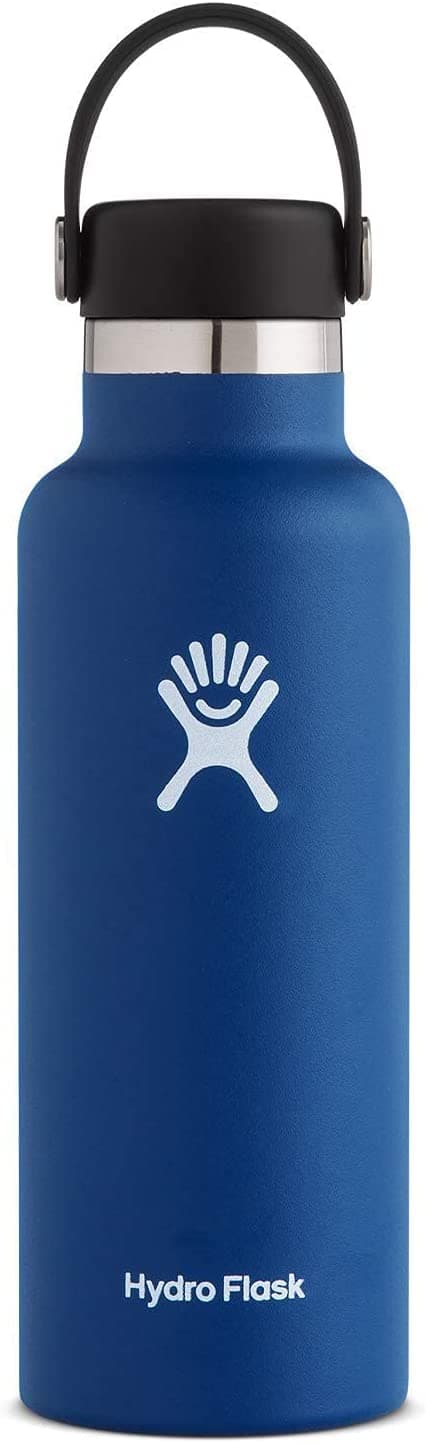 Hydroflask 18oz Standard Mouth Flex Cap Cobalt Blue