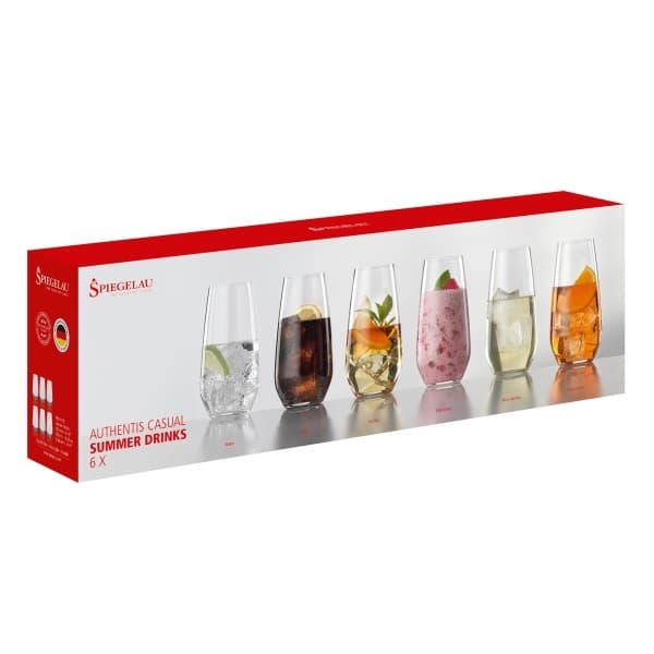 Authentis Casual Summer Drinks 55cl, 6-Pack - Spiegelau