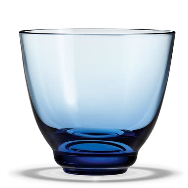 Flow Vattenglas Blå, 35cl - Holmegaard