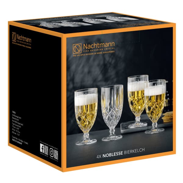 Noblesse Beer Glass 41cl, 4-pack - Nachtmann