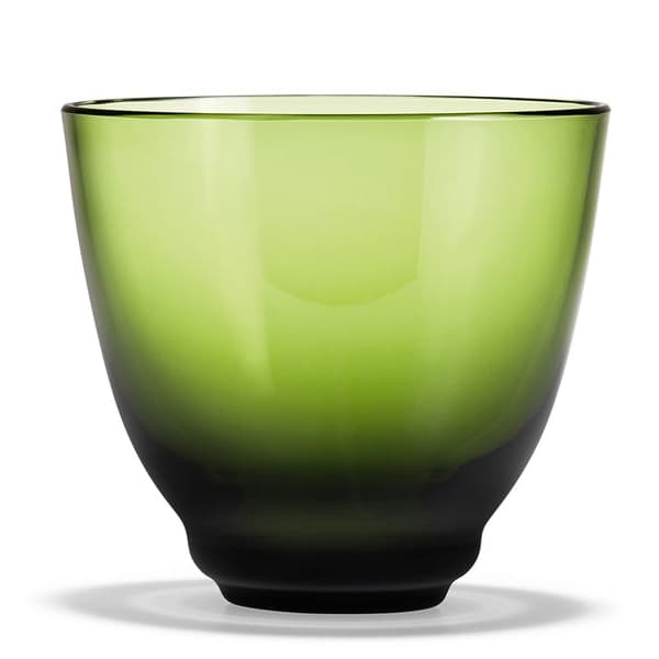 Flow Vattenglas Olivgrön, 35cl - Holmegaard