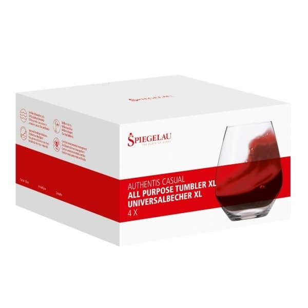 Authentis Casual Tumbler XL 62cl, 4-Pack - Spiegelau