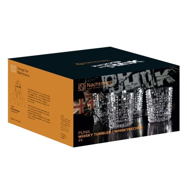 Punk Tumbler Glass 34cl, 4-pack - Nachtmann