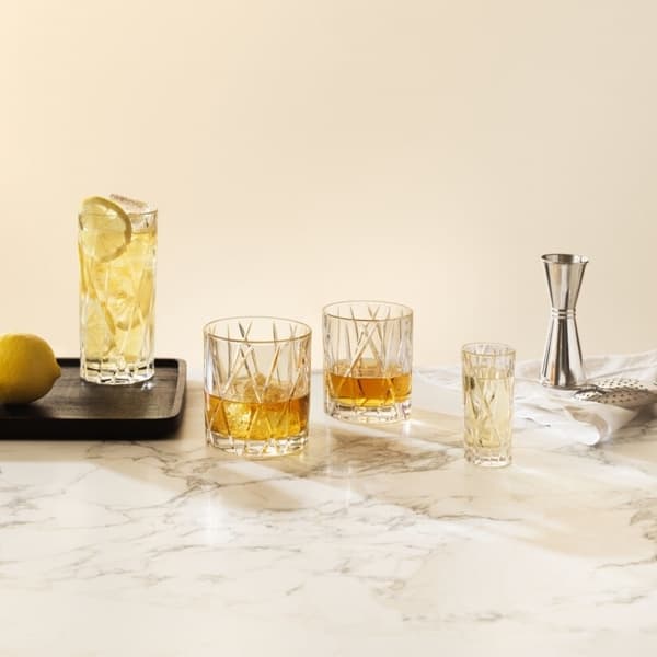 City Whisky Glass DOF 34cl, 4-pack - Orrefors
