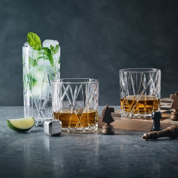 City Whiskyglas DOF 34cl, 2-pack - Orrefors