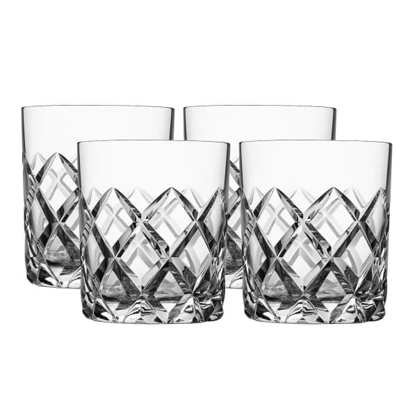 Sofiero Old Fashioned Whisky Glass 25cl, 4-pack - Orrefors